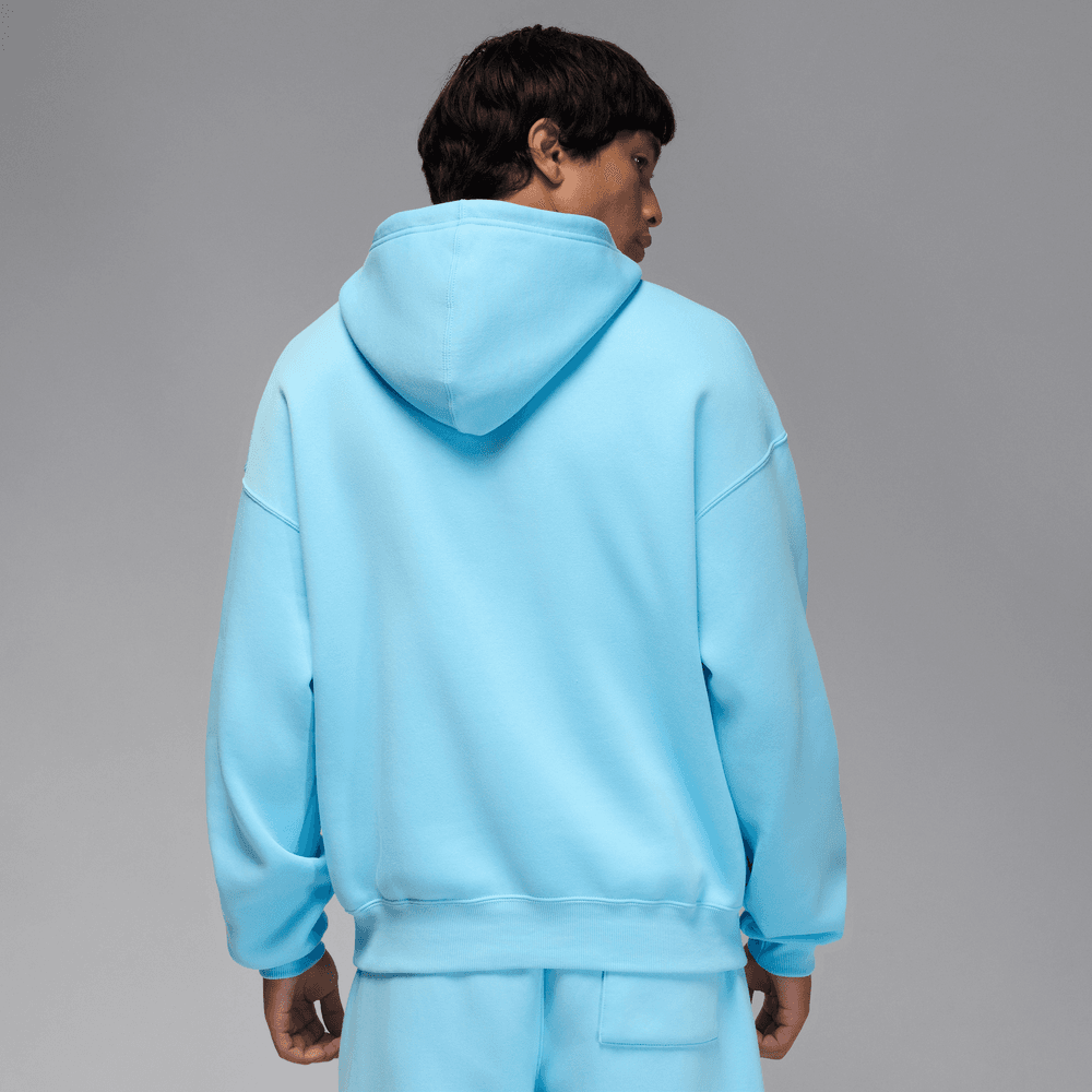Jordan Brooklyn Fleece Men's Oversized Pullover Hoodie 'Blue Chill'