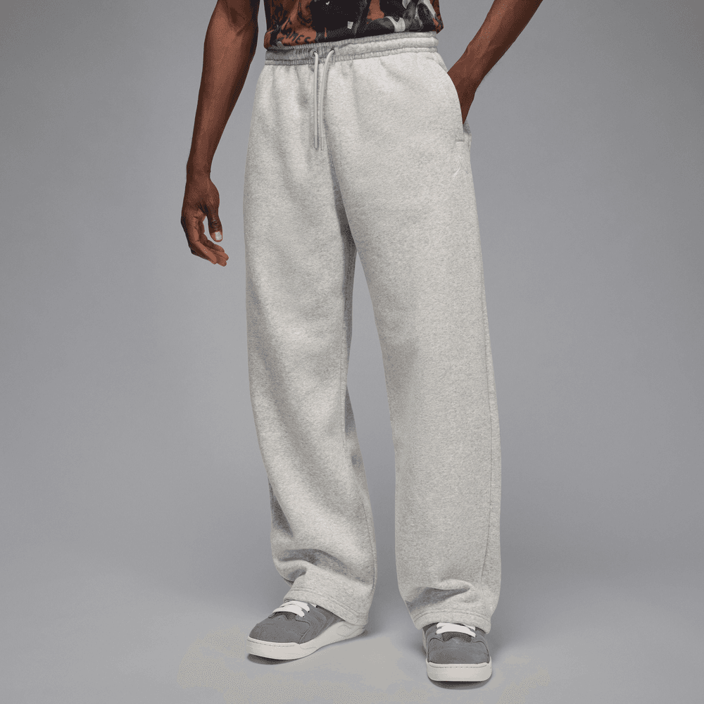 Jordan Brooklyn Fleece Men's Oversized Open-Hem Pants 'Grey Heather'