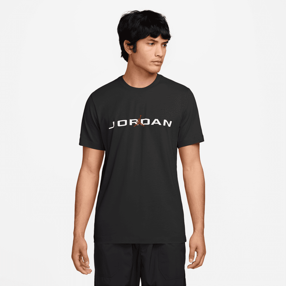 Jordan Air Men's T-Shirt 'Black/White/Red'