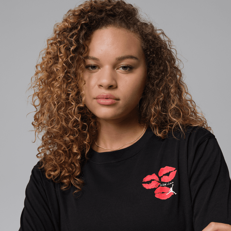 Jordan Flight Women's Graphic T-Shirt 'Black'