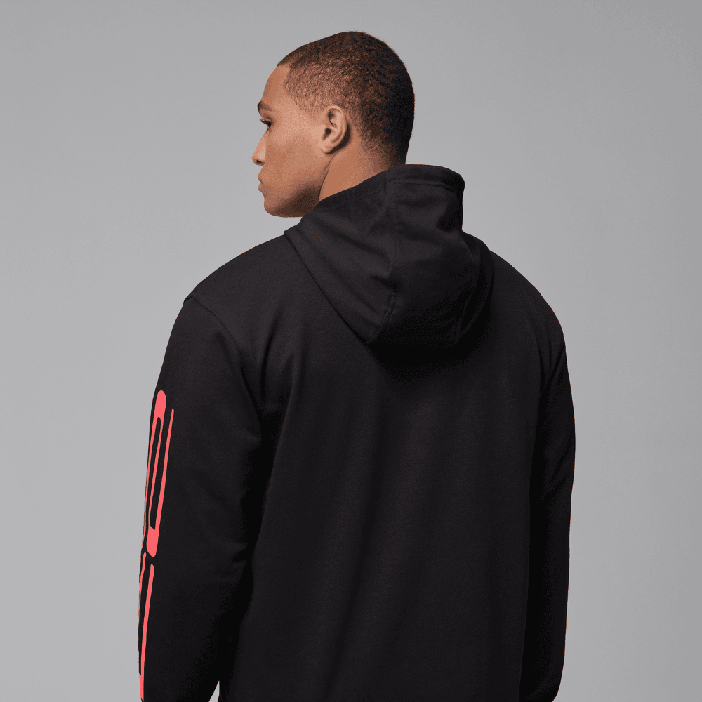 Jordan Sport Crossover Men's Dri-FIT Fleece Graphic Pullover Hoodie 'Black'