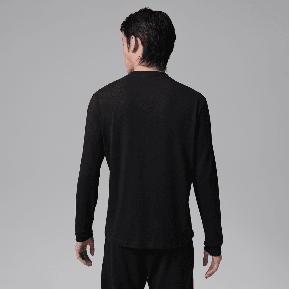 Jordan Sport Men's Dri-FIT Graphic Crewneck Sweatshirt 'Black/Infrared'