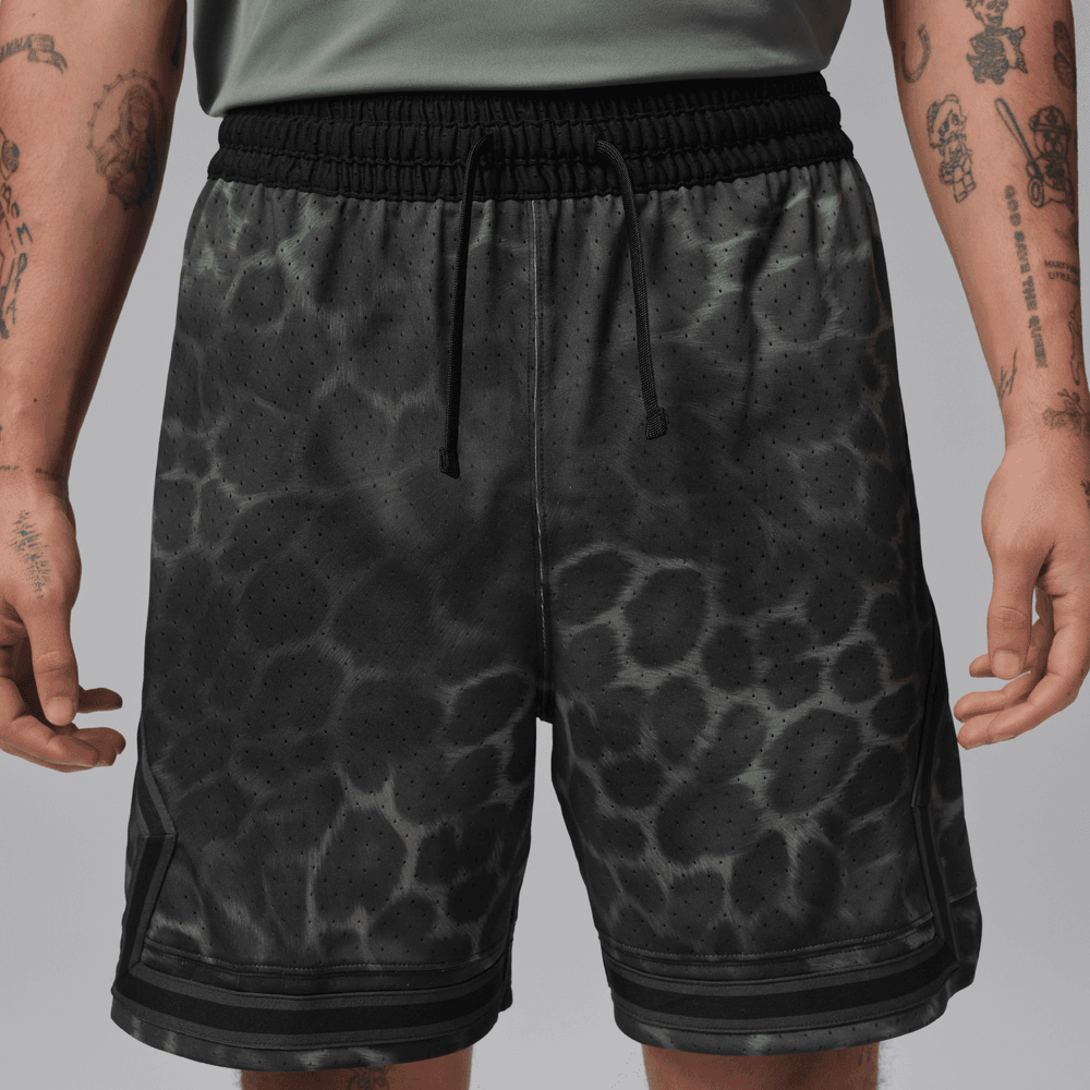 Jordan Sport Men's Dri-FIT Printed Diamond Shorts 'Black'