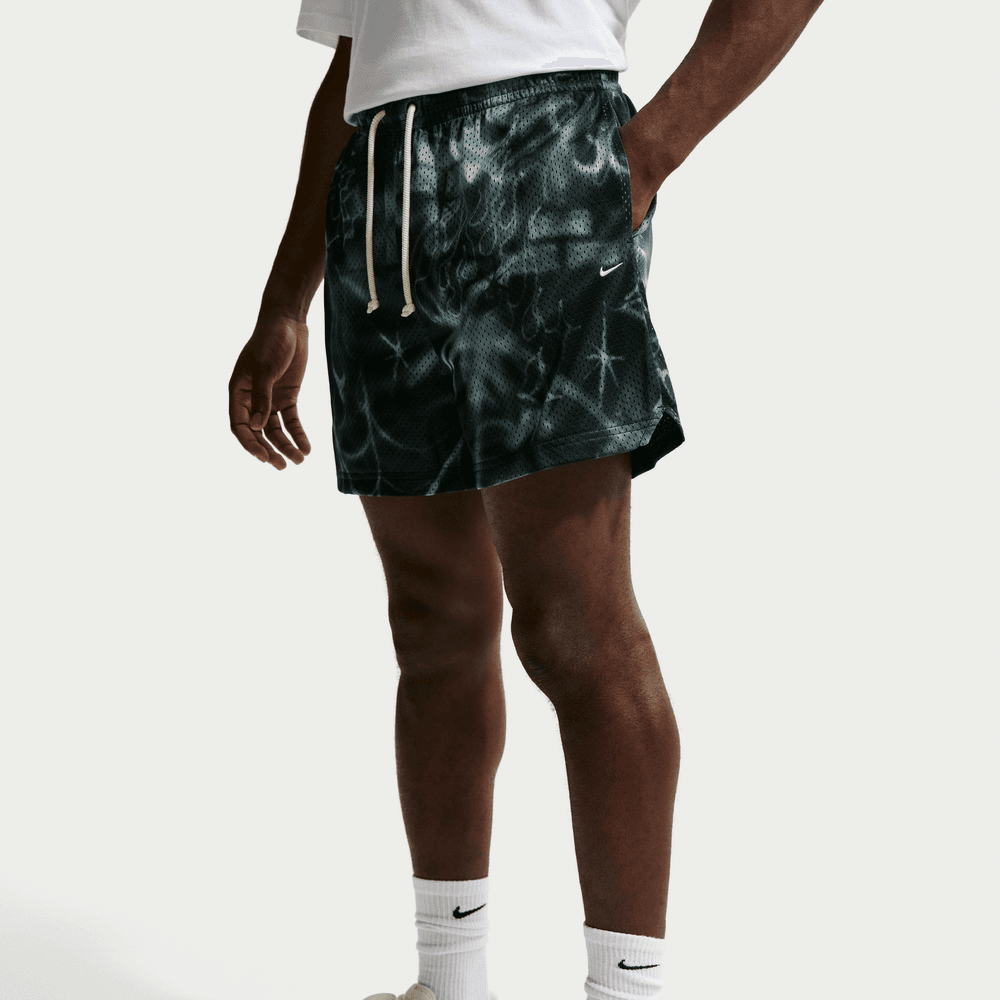 Nike Standard Issue Men's 5" Practice Mesh Basketball Shorts 'Black/Ivory'