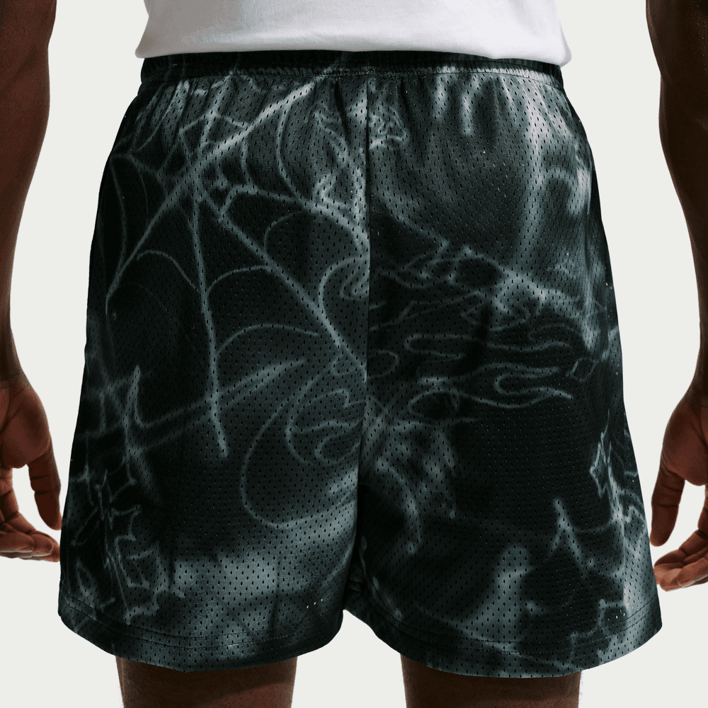 Nike Standard Issue Men's 5" Practice Mesh Basketball Shorts 'Black/Ivory'