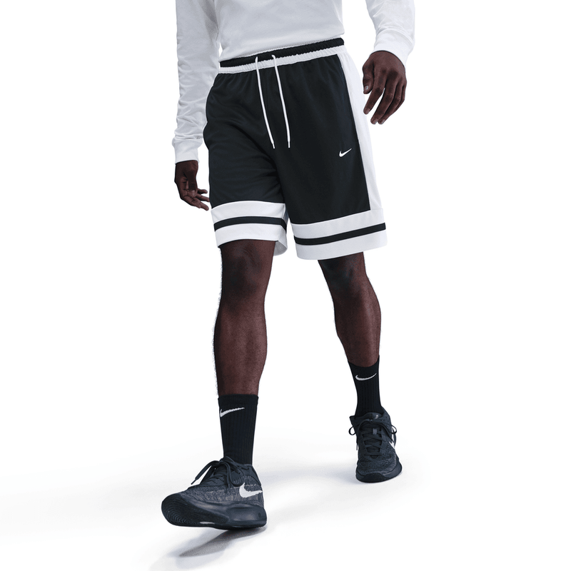 Nike Men's Dri-FIT 8" Basketball Shorts 'Black/White'
