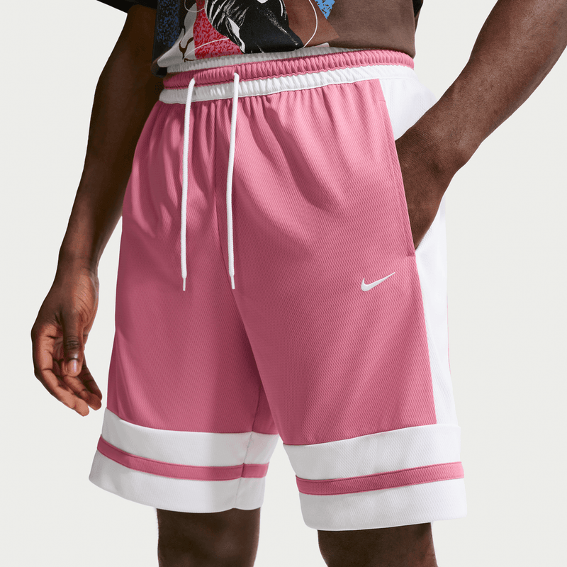 Nike Men's Dri-FIT 8" Basketball Shorts 'Peony/White'