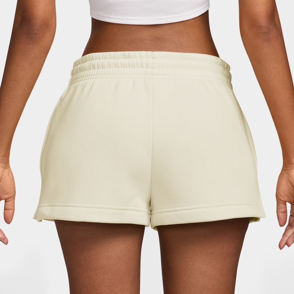 Nike Sportswear Phoenix Fleece Women's Mid-Rise Shorts 'Sail/Black'