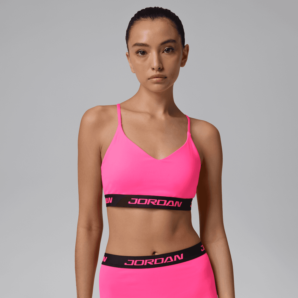 Jordan Sport Essentials Women's Padded Adjustable Sports Bra 'Pink'
