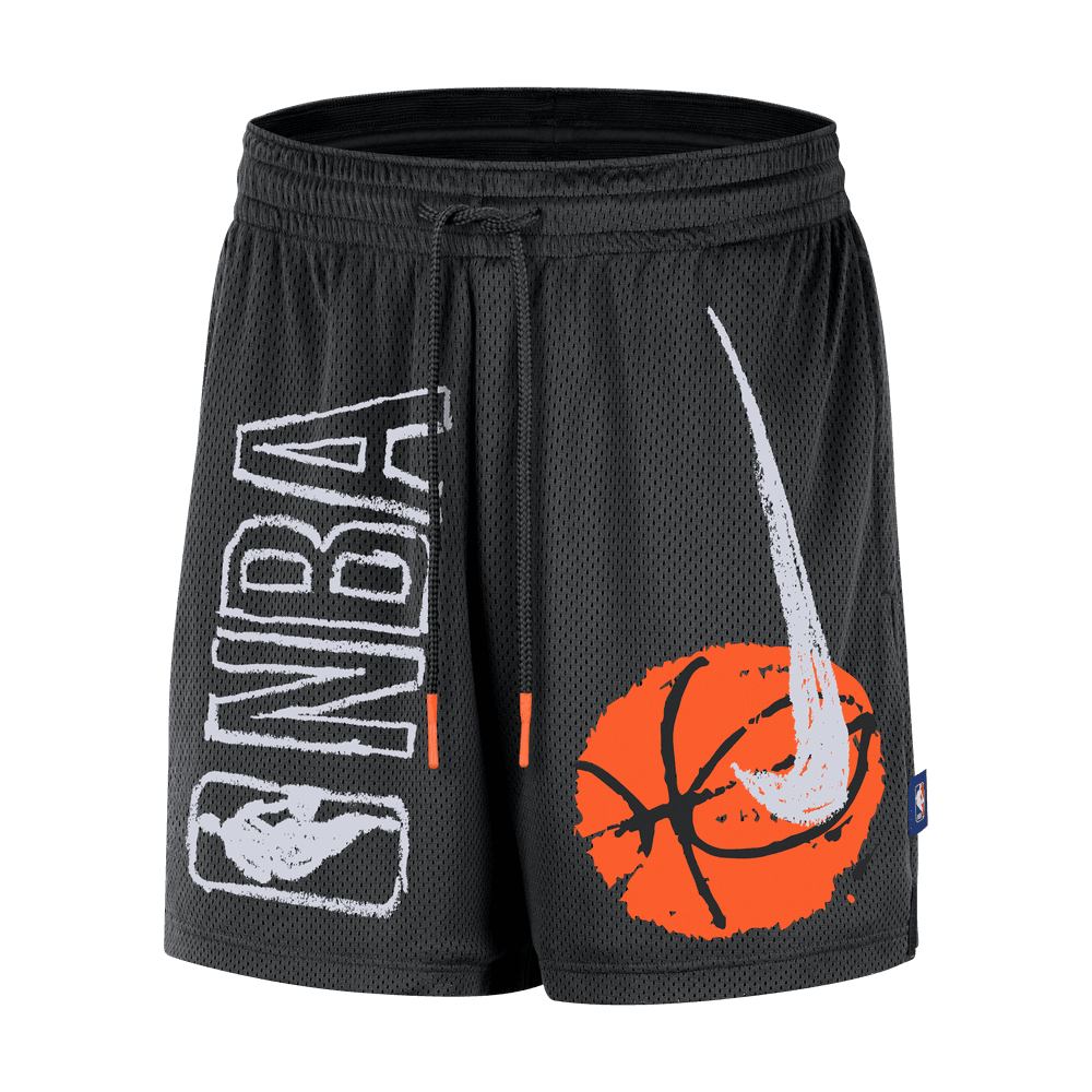 Team 31 Men's Nike Dri-FIT Mesh Practice Shorts 'Black/Brilliant Orange'