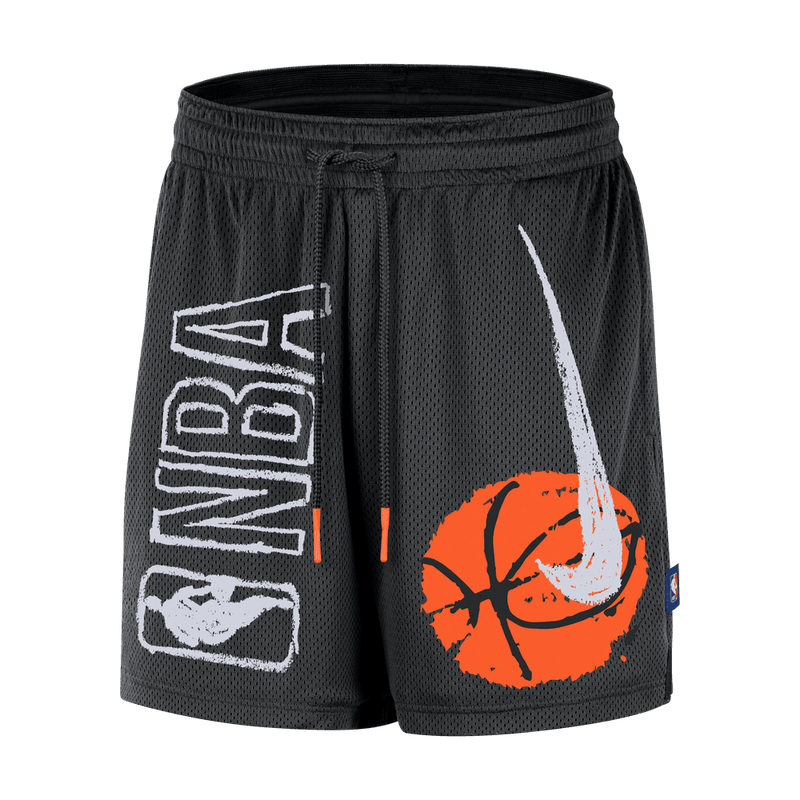 Team 31 Men's Nike Dri-FIT Mesh Practice Shorts 'Black/Brilliant Orange'