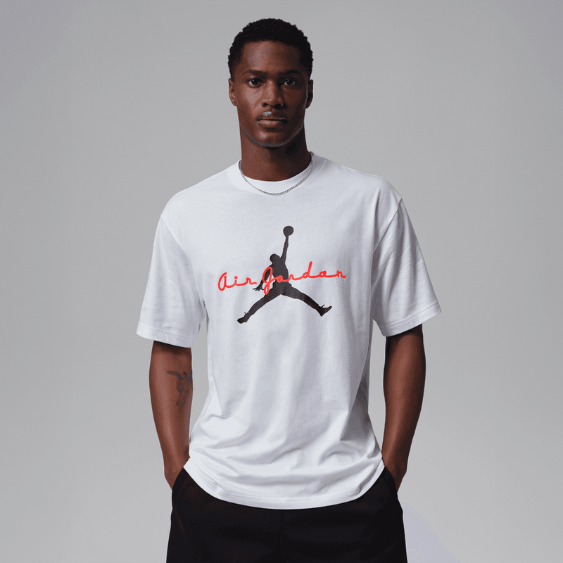 Jordan Brooklyn Men's Graphic T-Shirt 'White/Infrared'