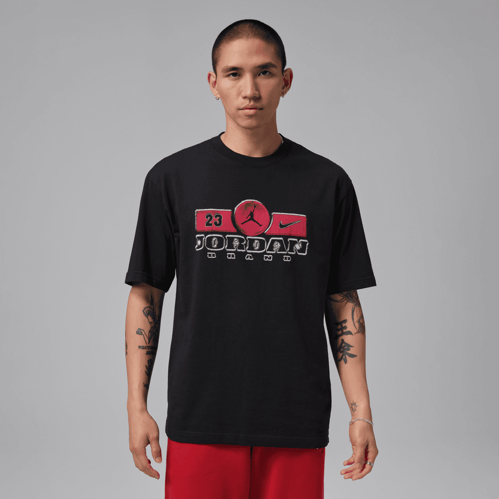 Jordan Men's Graphic T-Shirt 'Black/Red'
