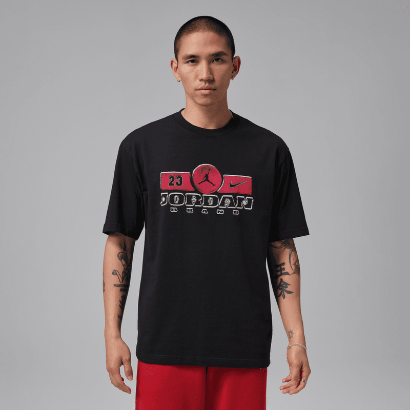 Jordan Men's Graphic T-Shirt 'Black/Red'