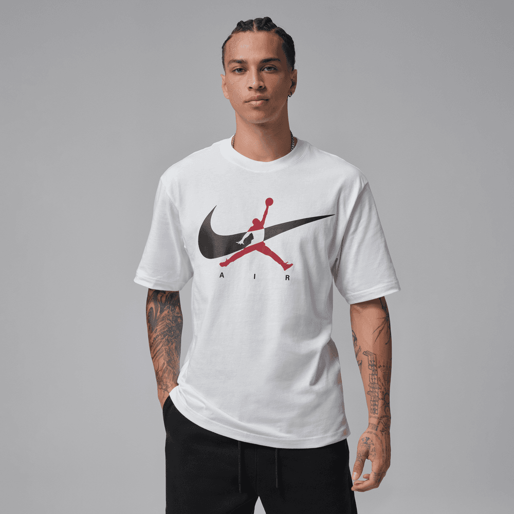 Jordan Brooklyn Men's Jumpman T-Shirt 'White/Black'