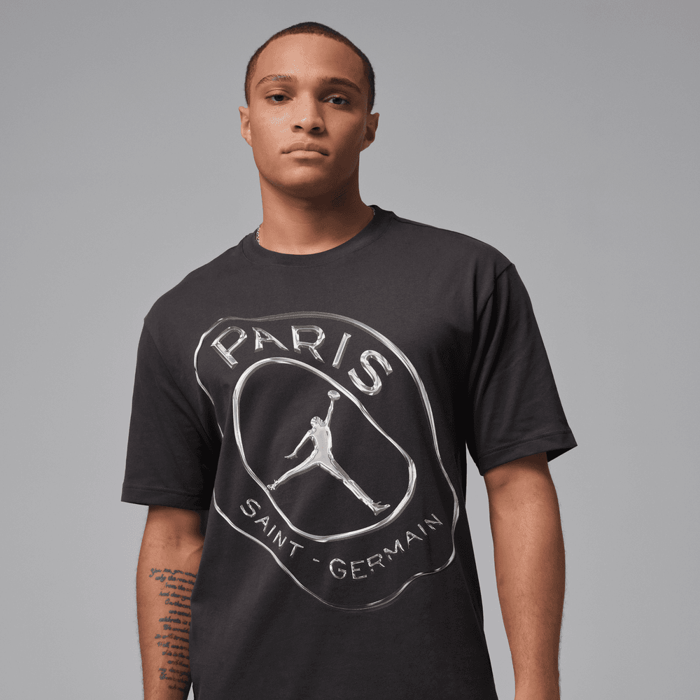Paris Saint-Germain Men's Practice T-Shirt 'Oil Grey'