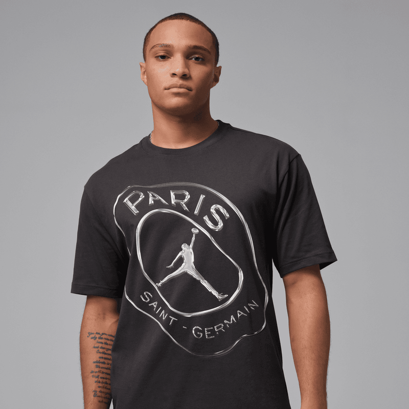 Paris Saint-Germain Men's Practice T-Shirt 'Oil Grey'