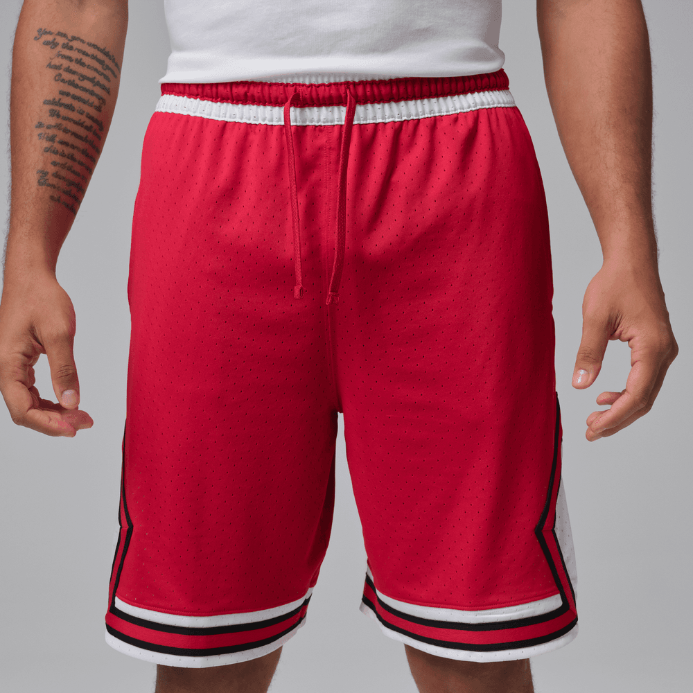 Jordan Sport Men's Dri-FIT 9" Diamond Shorts 'Red/White'