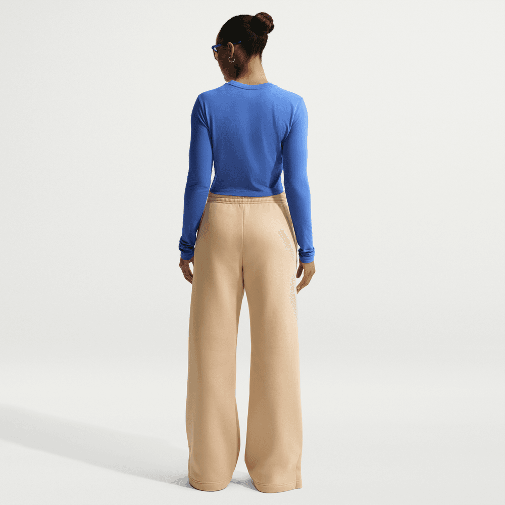 Nike Sportswear Phoenix Fleece Women's High-Waisted Wide-Leg Pants 'Linen'
