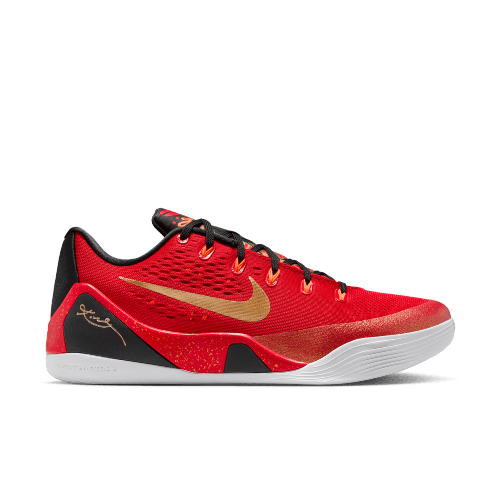 Kobe Bryant Kobe 9 Low Basketball Shoes 'Red/Gold/Black'