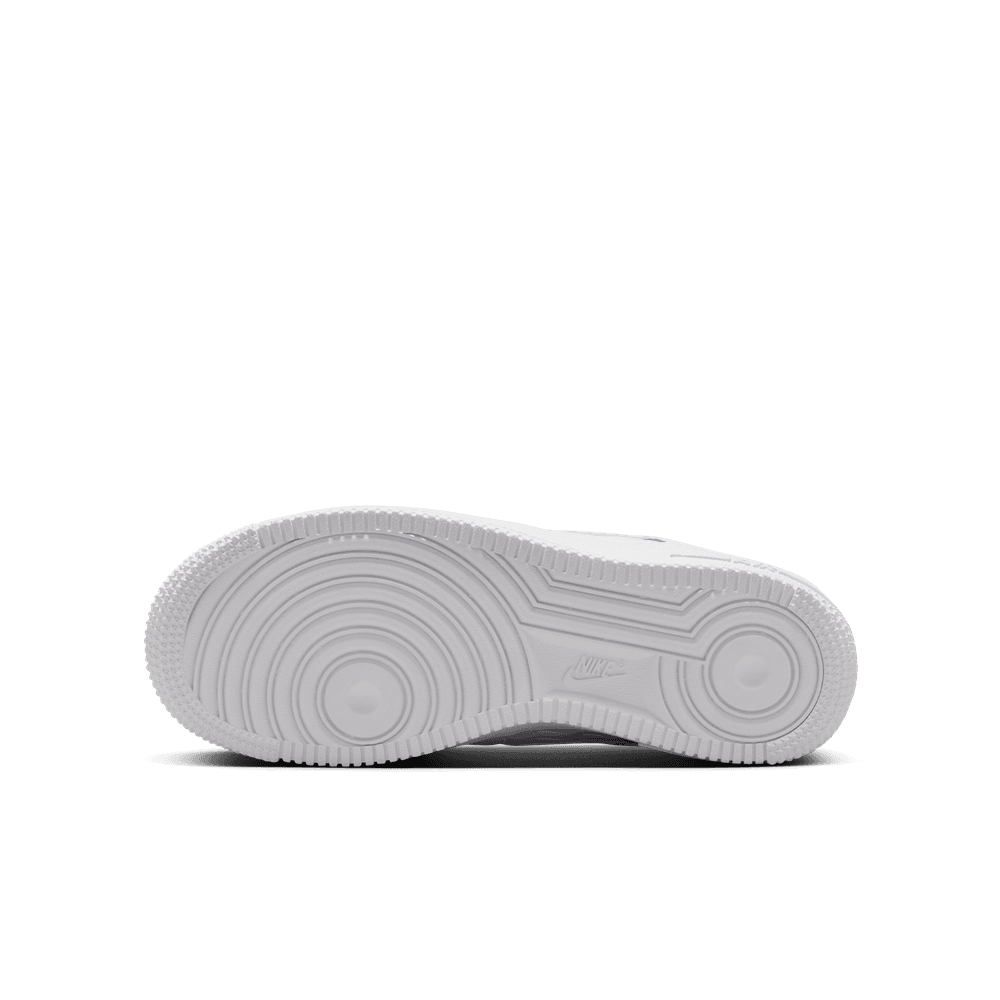 Nike Air Force 1 Big Kids Shoes (GS) 'White/Armory Blue'