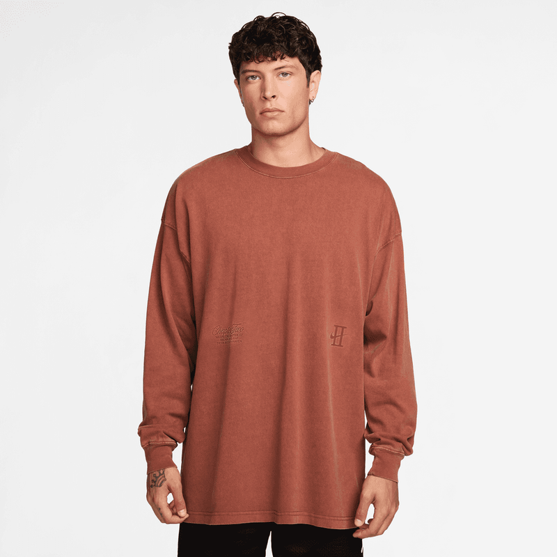 Devin Booker Book Nike Men's Long-Sleeve Basketball T-Shirt 'Cinnamon'
