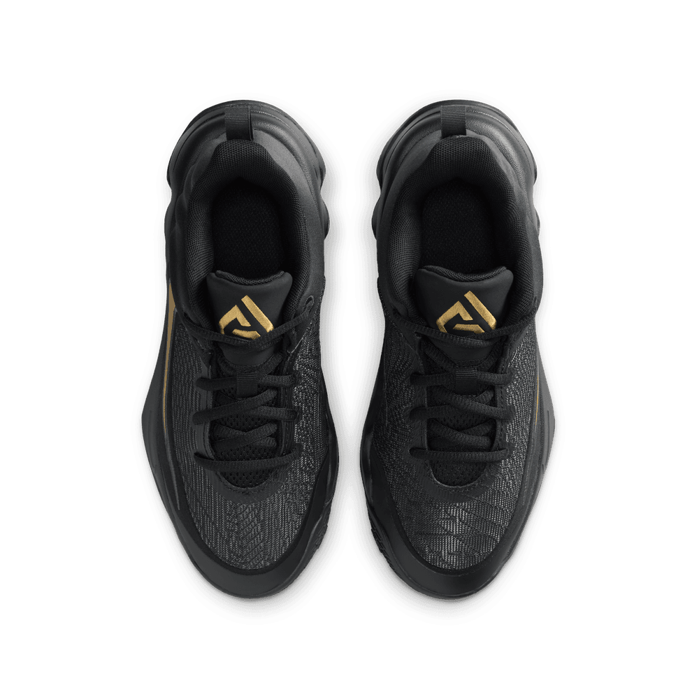 Giannis Antetokounmpo Giannis Immortality 4 Big Kids' Basketball Shoes (GS) 'Black/Gold'