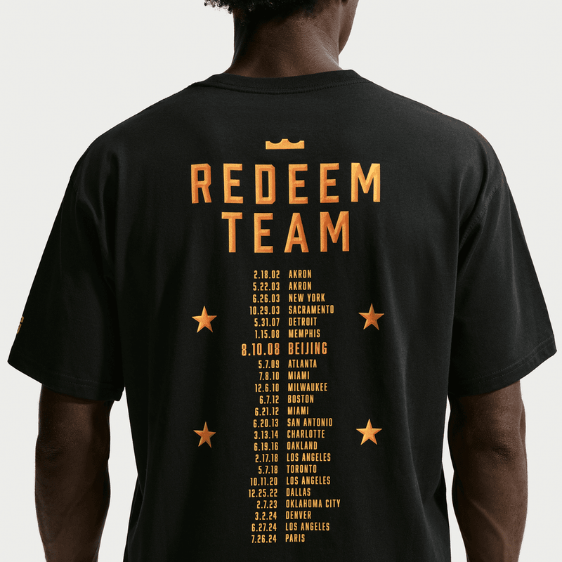 LeBron James LeBron "Out For Redemption" Nike Men's Basketball T-Shirt 'Black'