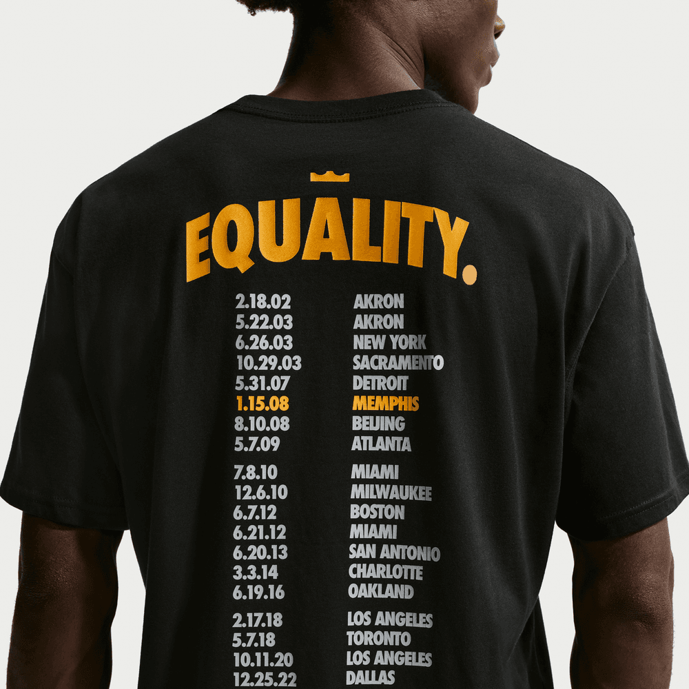 LeBron James LeBron "Honor the King" Nike Men's Basketball T-Shirt 'Black'