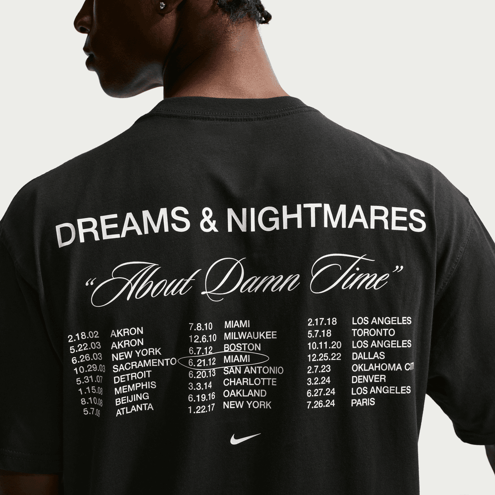 LeBron James LeBron "Dreams and Nightmares" Men's Nike Basketball T-Shirt 'Black'