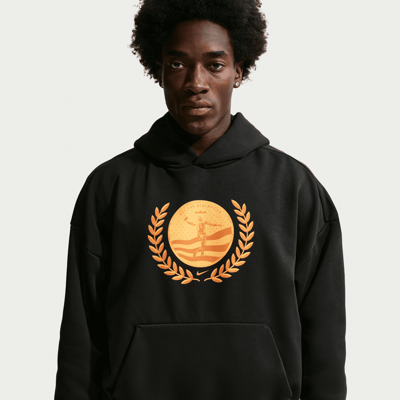 LeBron James LeBron "Out For Redemption" Men's Therma-FIT Brushed Basketball Pullover Hoodie 'Black'