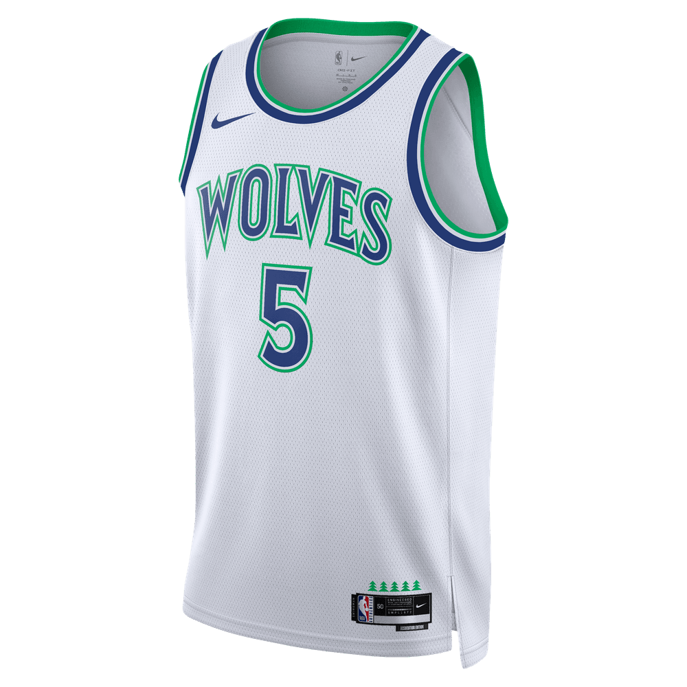 Anthony Edwards Minnesota Timberwolves Association Edition Men's Nike Dri-FIT NBA Swingman Jersey 'White'