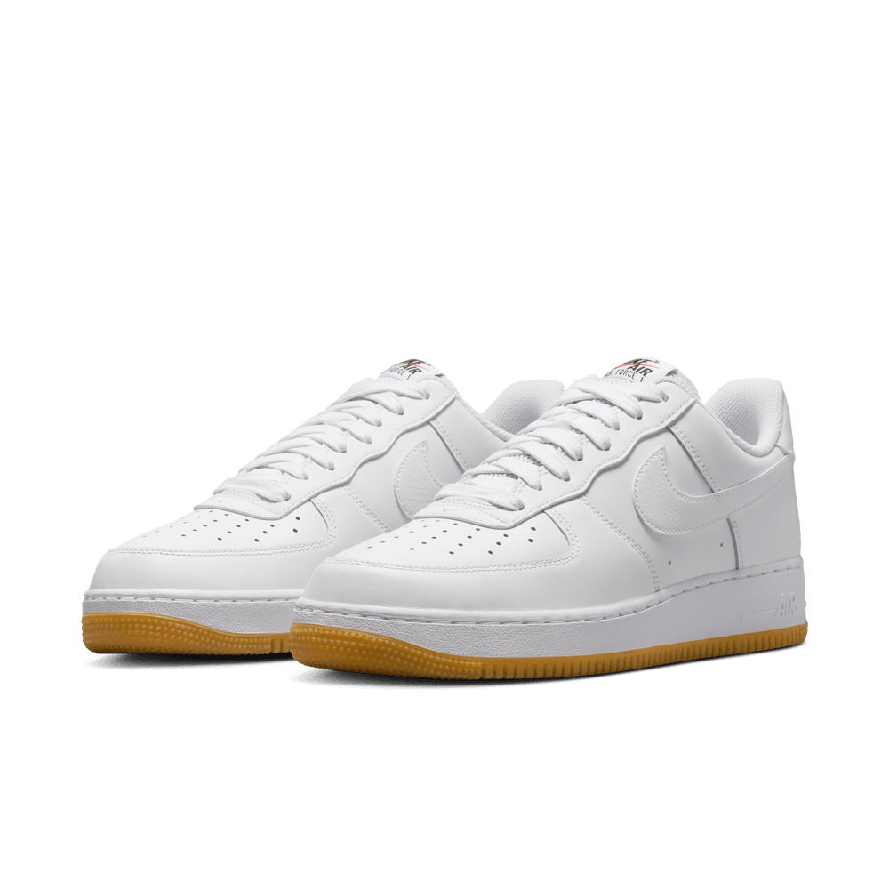 Nike Air Force 1 '07 LV8 Men's Shoes 'White/Gum/Orange'