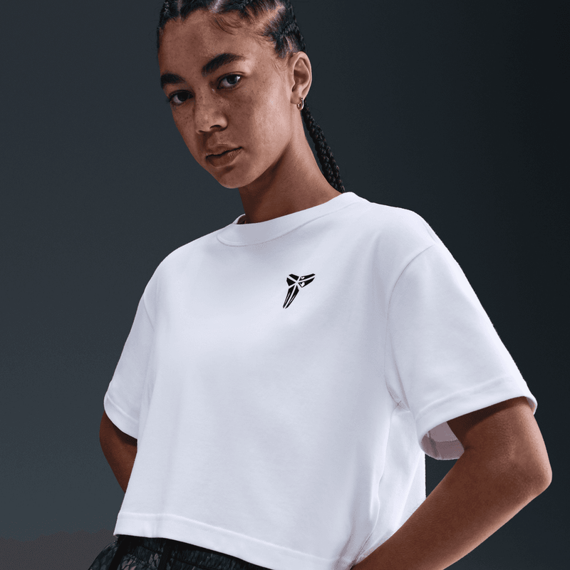 Kobe Bryant Kobe Women's Dri-FIT Cropped Basketball T-Shirt 'White'