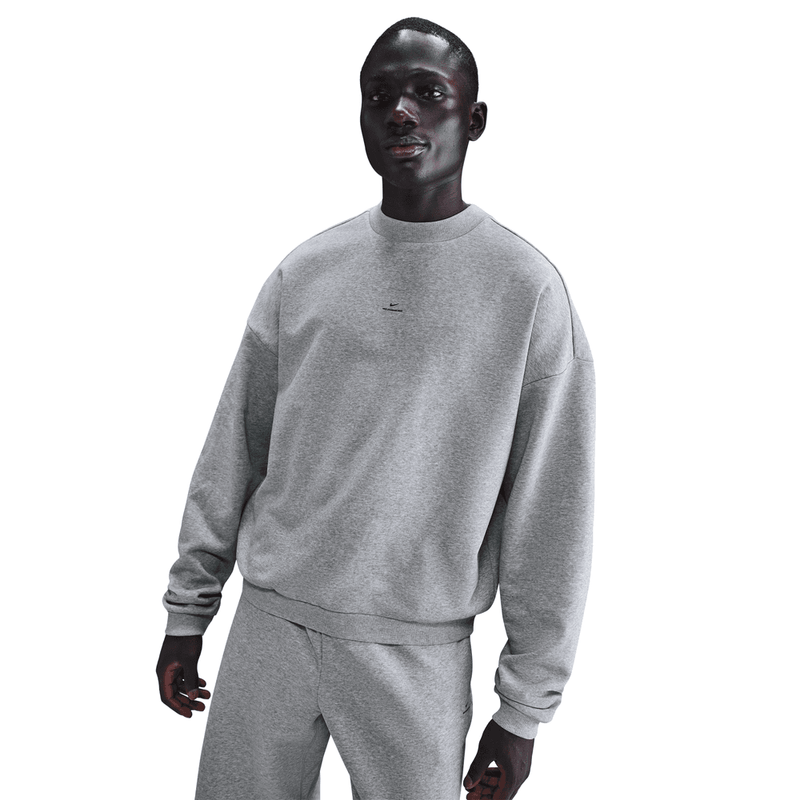 Nike Standard Issue Men's Therma-FIT Basketball Crew 'Grey Heather'