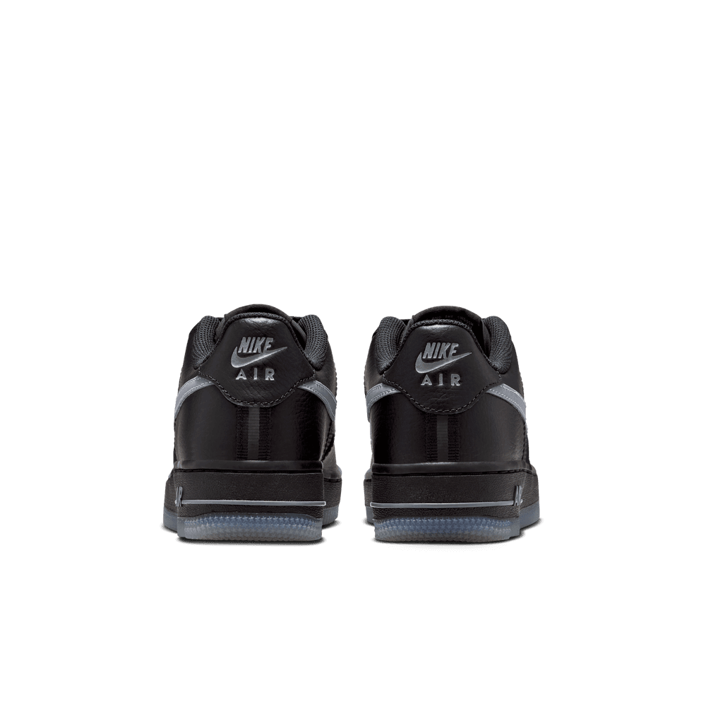 Nike Air Force 1 Big Kids' Shoes 'Black/Cool Grey'