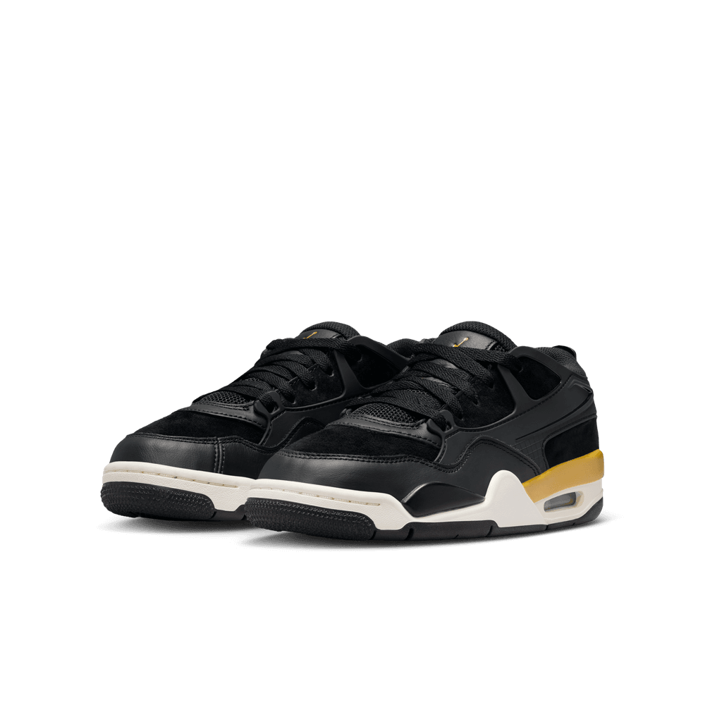 Air Jordan 4 RM Big Kids' Shoes (GS) 'Black/Gold'