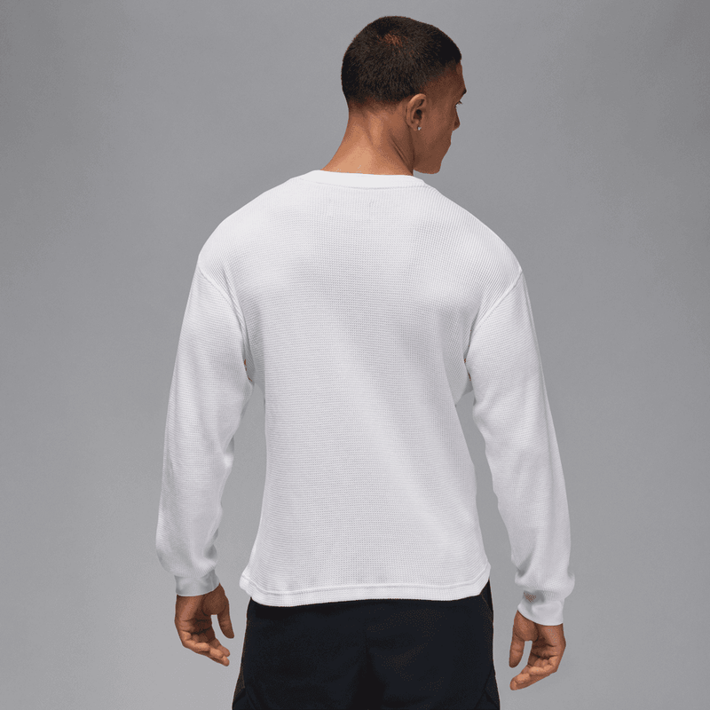 Jordan Flight Mountainside Men's Long-Sleeve Waffle Shirt 'White'