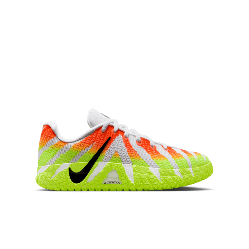 Ja Morant Ja 3 "Snowed In" Big Kids' Basketball Shoes (GS) 'White/Black/Crimson/Volt'