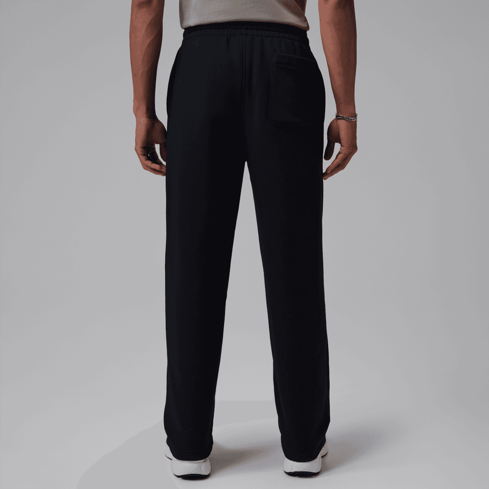Jordan Brooklyn Men's Statement Fleece Open-Hem Pants 'Black/Red'