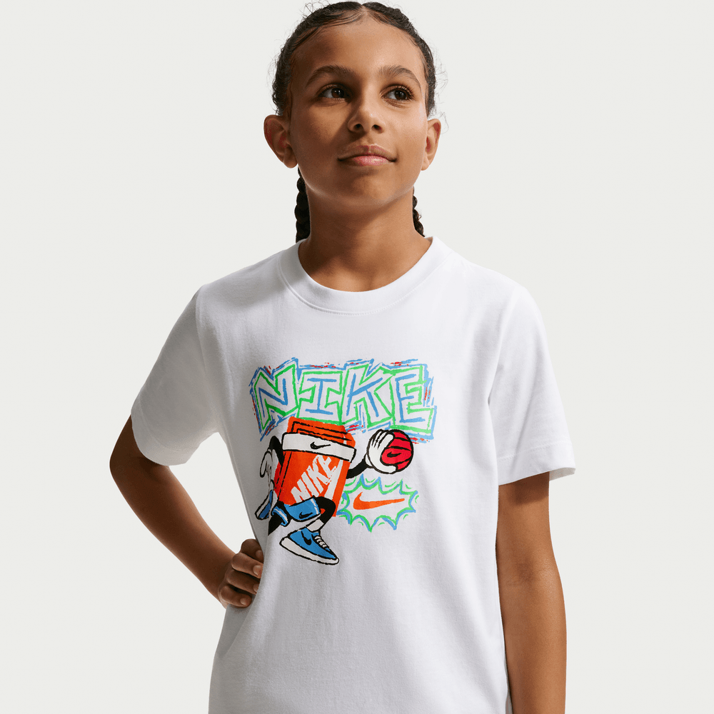 Nike Sportswear Big Kids' T-Shirt 'White'