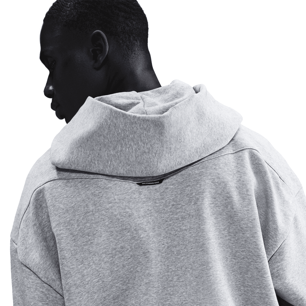 Nike Standard Issue Men's Therma-FIT Full-Zip Basketball Hoodie 'Grey Heather'