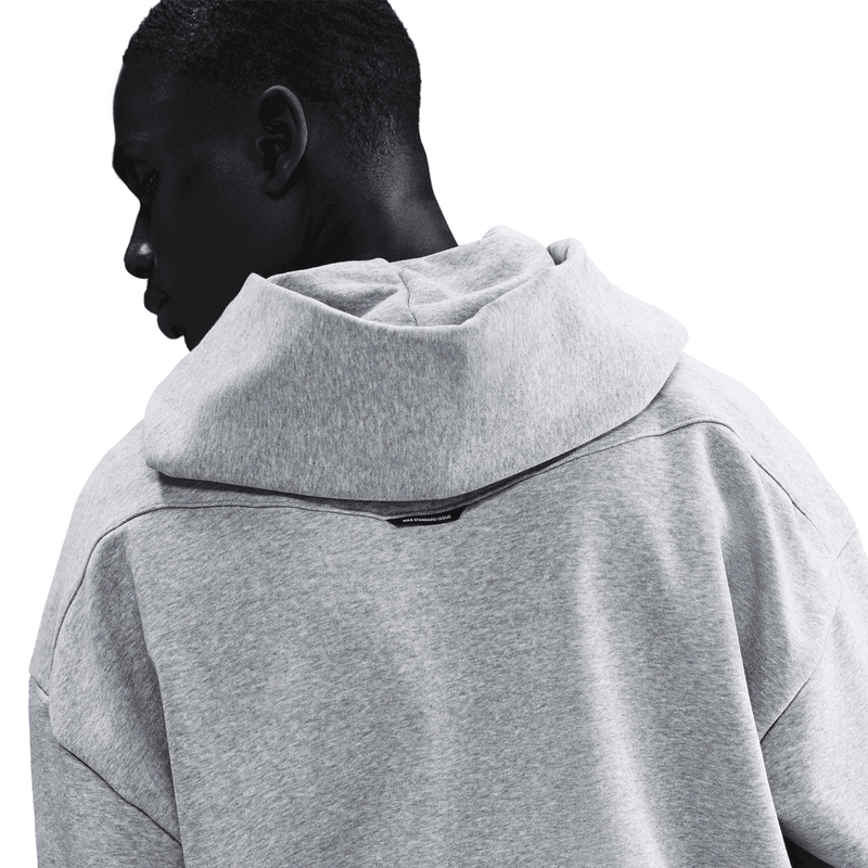 Nike Standard Issue Men's Therma-FIT Full-Zip Basketball Hoodie 'Grey Heather'