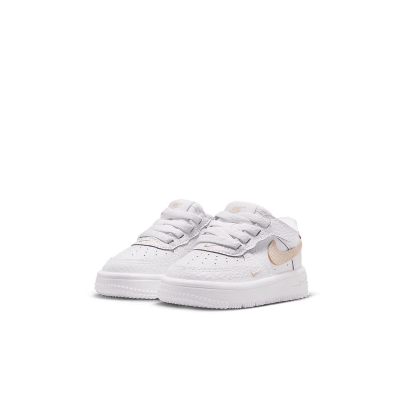 Nike Force 1 Low EasyOn Baby/Toddler Shoes (TD) 'White/Rattan'