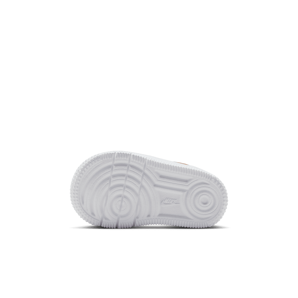 Nike Force 1 Low EasyOn Baby/Toddler Shoes (TD) 'White/Rattan'