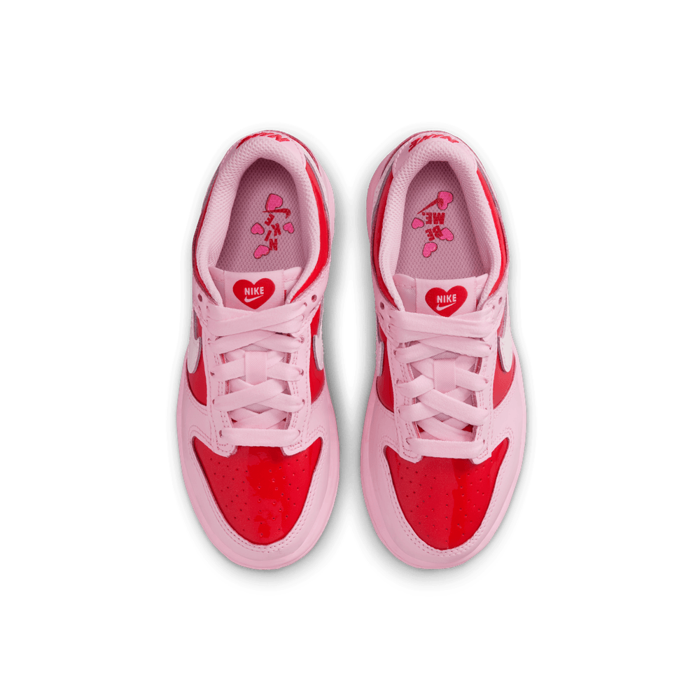 Nike Dunk Low Little Kids' Shoes (PS) 'Pink/White/Crimson'