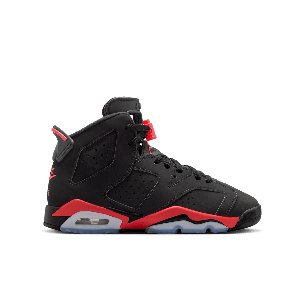 Air Jordan 6 Retro "Infrared" Big Kids' Shoes (GS) 'Black/Crimson'