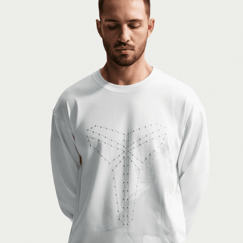Kobe Bryant Kobe Men's Dri-FIT Long-Sleeve Basketball T-Shirt 'White'