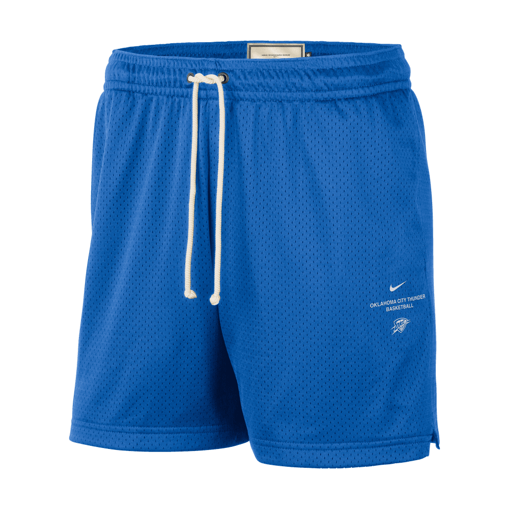 Oklahoma City Thunder Standard Issue Men's 5" Mesh Basketball Shorts 'Blue'