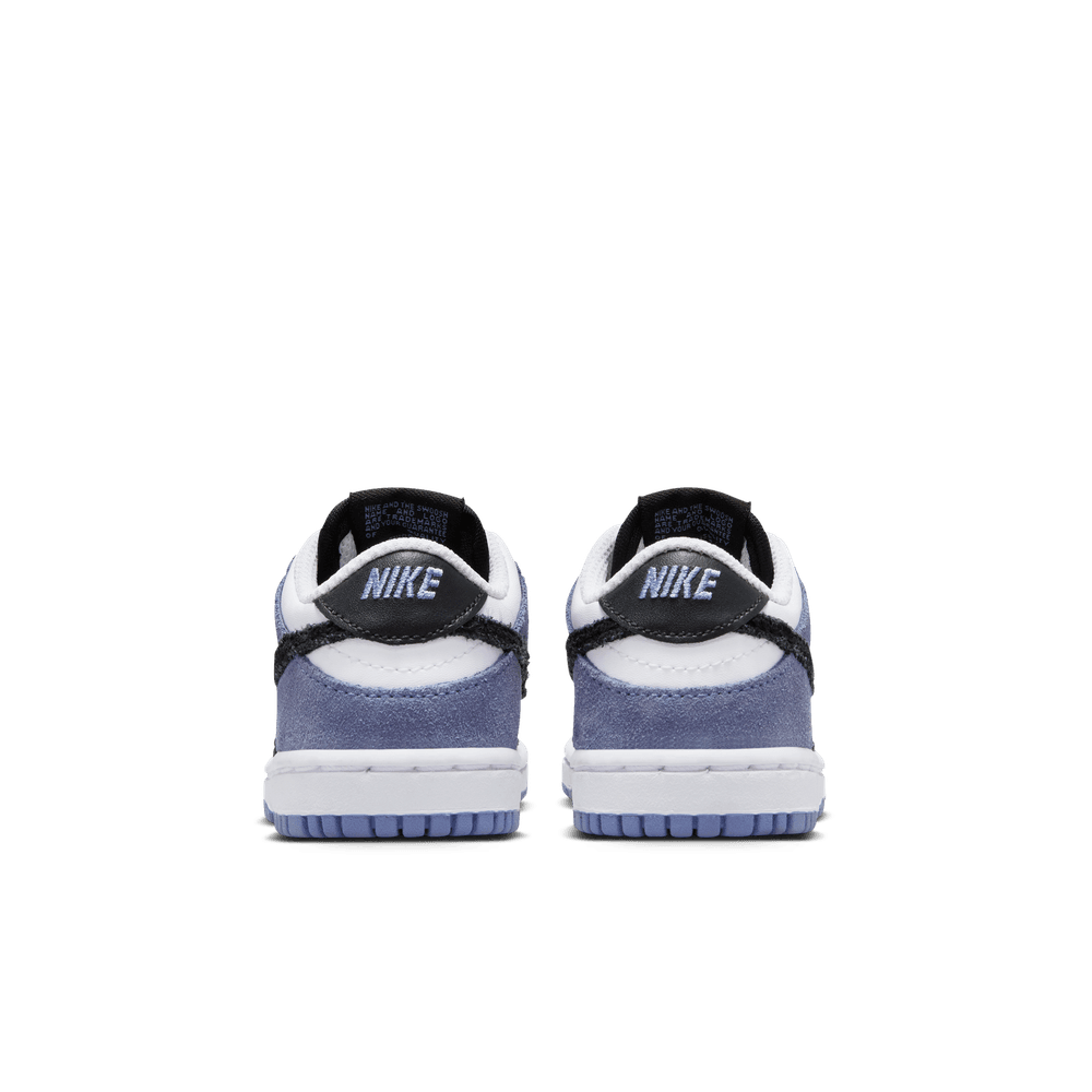 Nike Dunk Low Essential+ Baby/Toddler Shoes (TD) 'White/Black/Indigo'